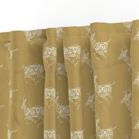 Golden Deer Pattern