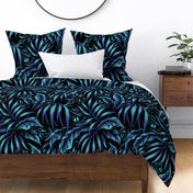 Jurassic Jungle - Petrol Blue - LARGE