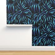 Jurassic Jungle - Petrol Blue - LARGE