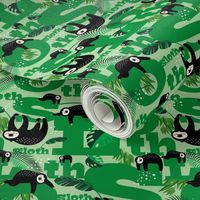 Sloths in Green