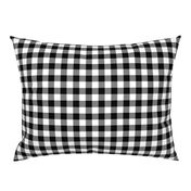 Mini Milkweed White and Black Rustic Cowboy Cabin Buffalo Check