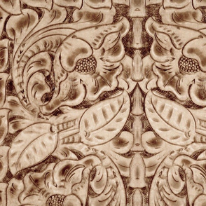 leather carved pale