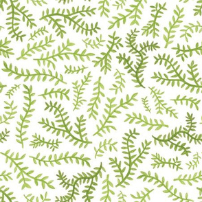 Chinoiserie Leaf in Green