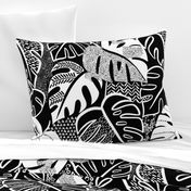 patterned monstera