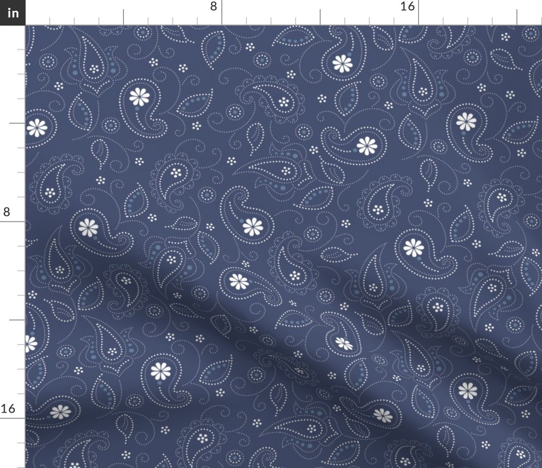 Blues: Paisley pattern