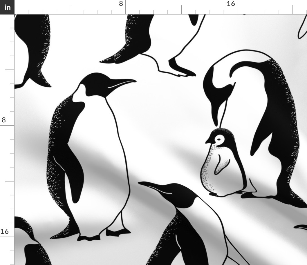 penguins large scale