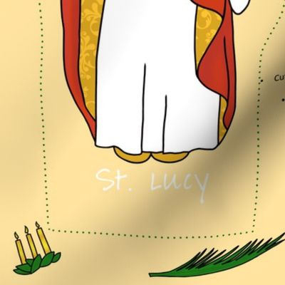 Sew-a-Saint: Saint Lucy / Saint Lucia