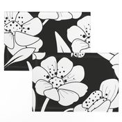 B/W Floral 