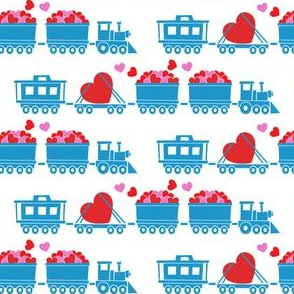 Love train - blue