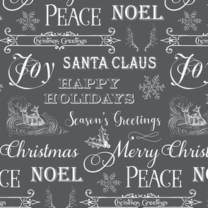 Christmas Typography, Christmas Greetings, Christmas Sayings