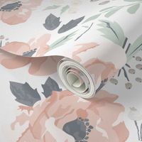 Large Scale Soft Meadow Floral