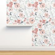 Large Scale Soft Meadow Floral