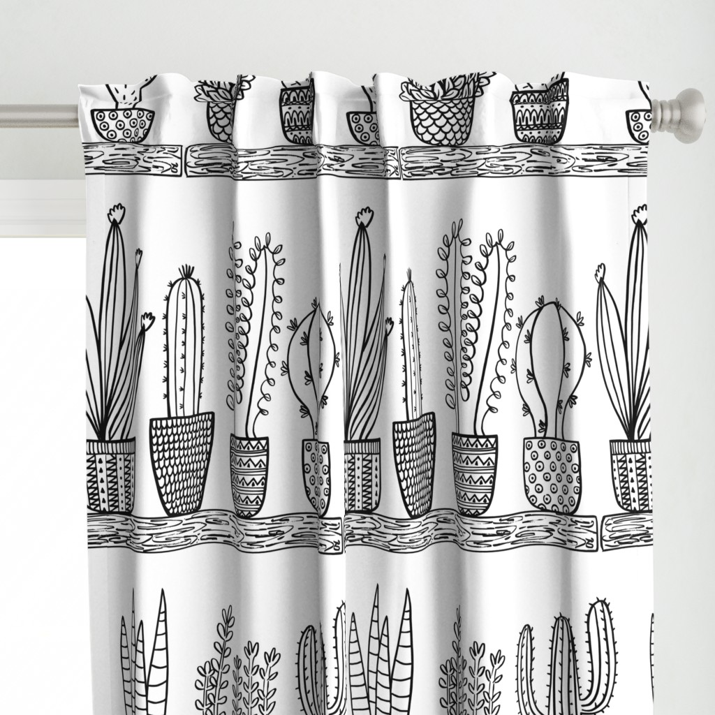 Pattern #101 - Prickly cacti and succulents 