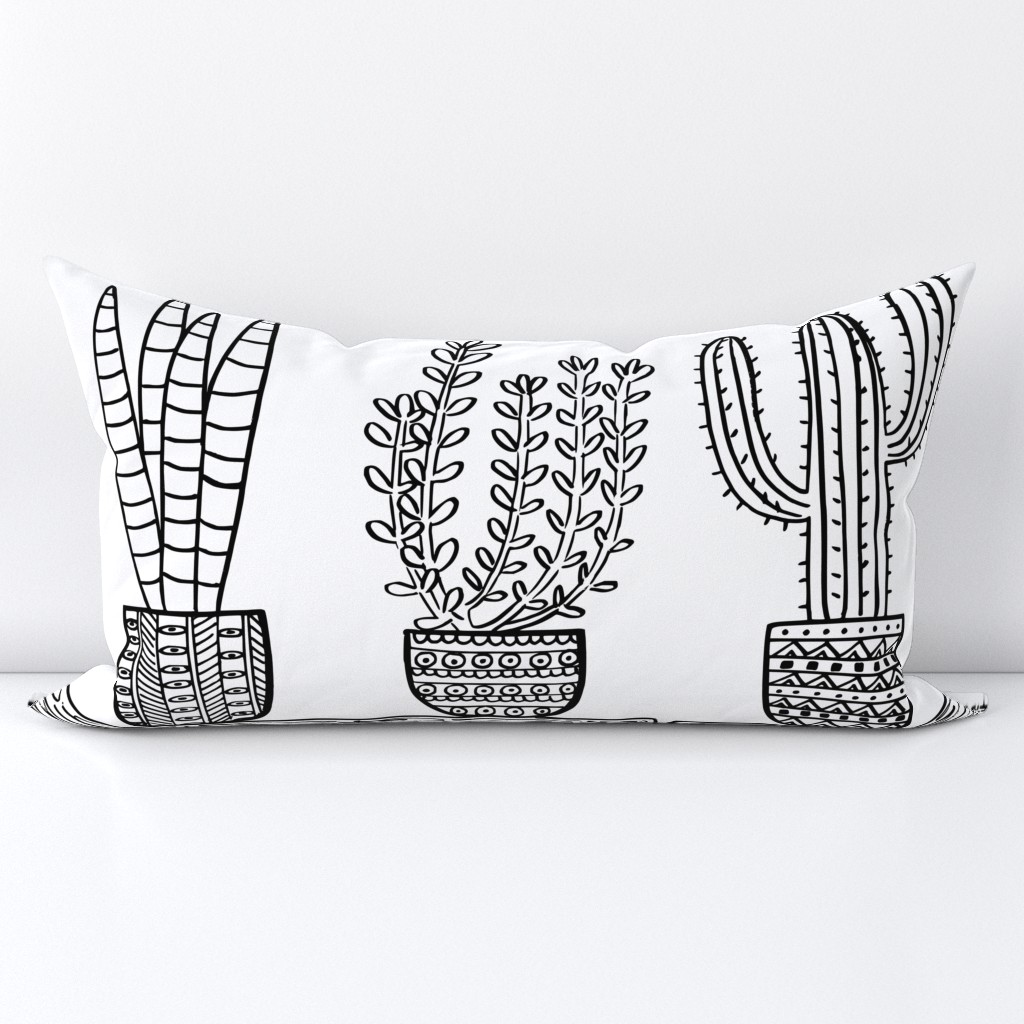 Pattern #101 - Prickly cacti and succulents 