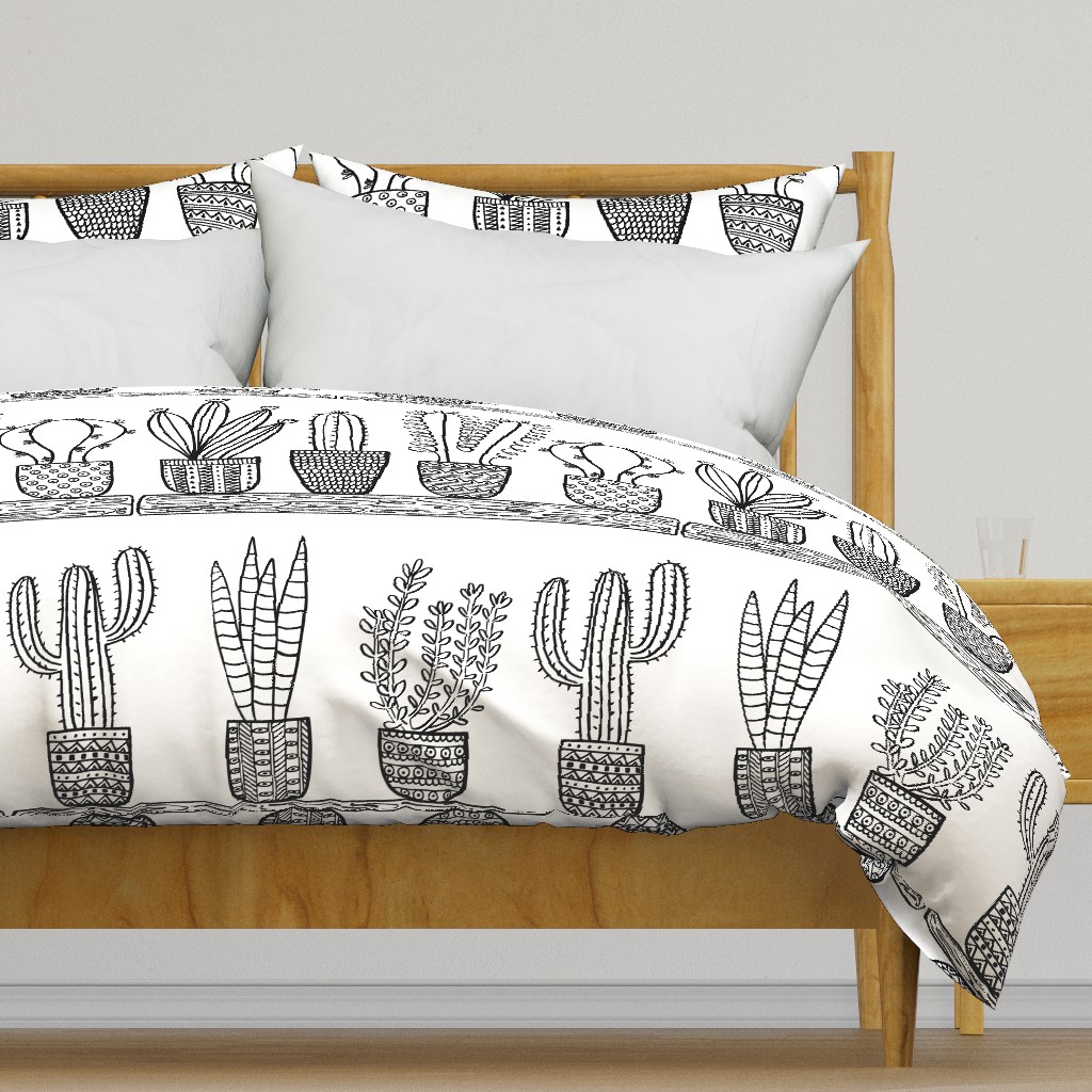 Pattern #101 - Prickly cacti and succulents 