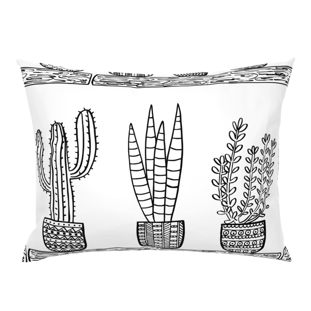 Pattern #101 - Prickly cacti and succulents 