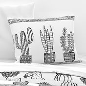 Pattern #101 - Prickly cacti and succulents 