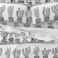 Pattern #101 - Prickly cacti and succulents 
