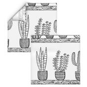 Pattern #101 - Prickly cacti and succulents 