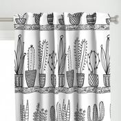 Pattern #101 - Prickly cacti and succulents 