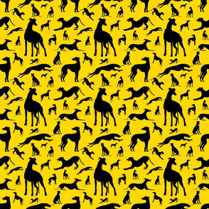 Greyt_Greyhound_Silhouettes_on_Yellow