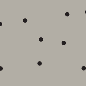Simple Dot - gray and black
