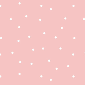 Simple Dot - pink and white mini