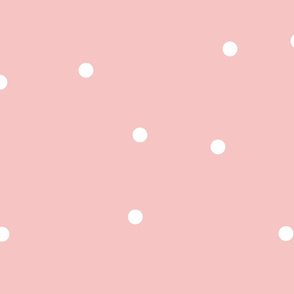 Simple Dot - pink and white
