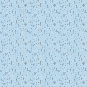 Tonal Raindrops on Something Blue