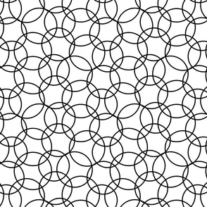 geometric pattern with circles (large scale)