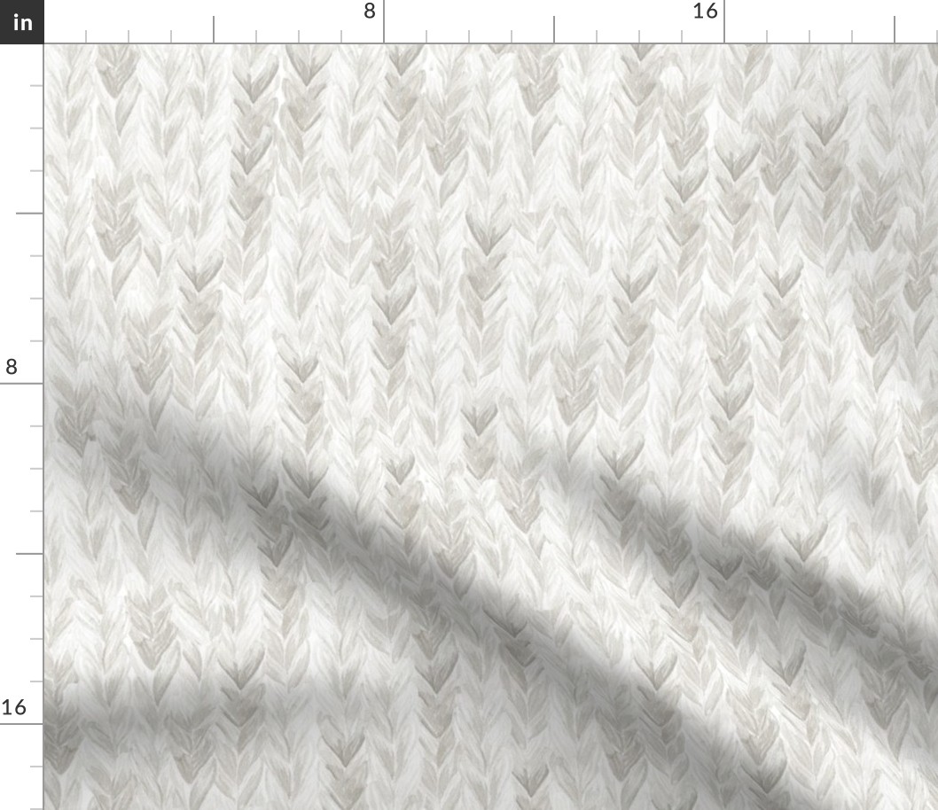 Knit, Purl Watercolor Paint - Taupe