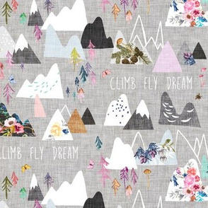 Mountain Dreams (grey) SML