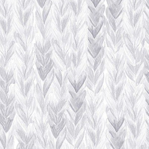 Knit, Purl Watercolor Paint - Grey