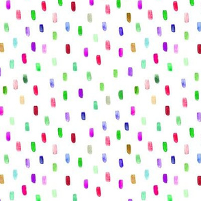 Watercolor confetti in pink and green || colorful pattern for nursery
