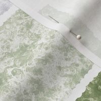 Marbled olive shades pattern in patchwork style