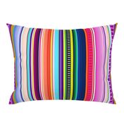 Mexican Serape Inspired Stripe (Larger Scale)  