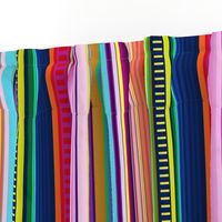 Mexican Serape Inspired Stripe (Larger Scale)  