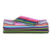 Mexican Serape Inspired Stripe (Larger Scale)  