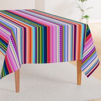 Mexican Serape Inspired Stripe (Larger Scale)  