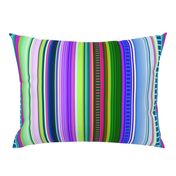 Cool Colors Mexican Inspired Serape Fabric