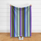 Cool Colors Mexican Inspired Serape Fabric