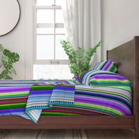 Cool Colors Mexican Inspired Serape Fabric