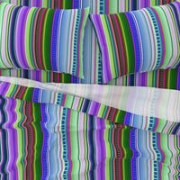 Cool Colors Mexican Inspired Serape Fabric