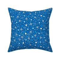 Starry Hanukkah Nights - Festive Blue Stars