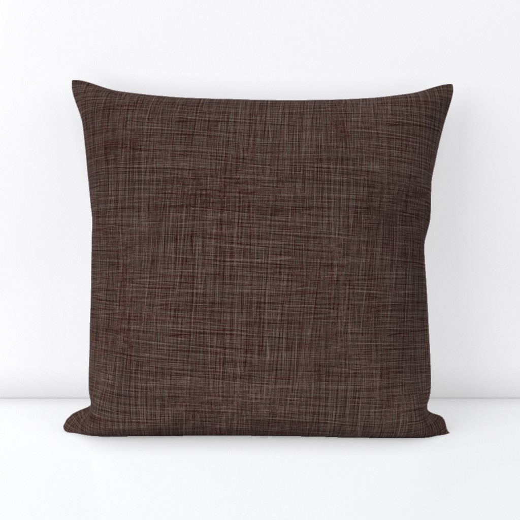 Chocolate-brown linen