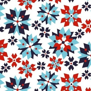 Patchwork Snowflakes