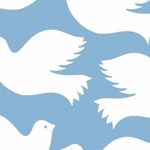 Peace Doves Blue