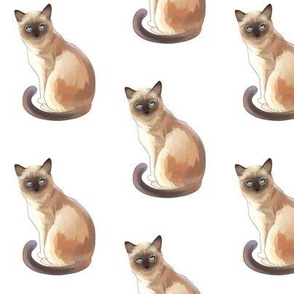 Siamese Cat Pattern