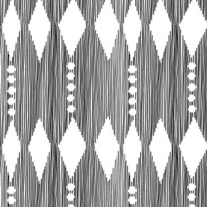 BEADS CURTAIN  B/W 