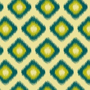 green ikat